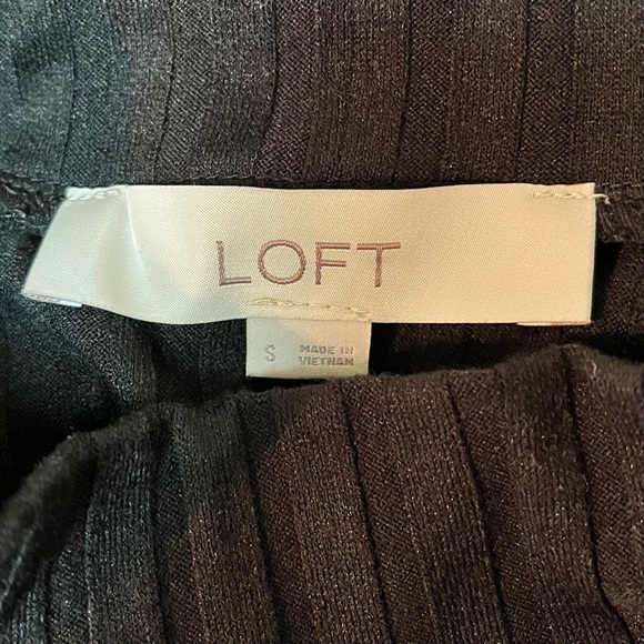 LOFT black turtleneck, (S) - Picture 3 of 4